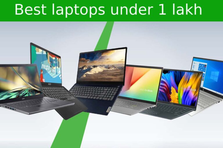 Best laptops under 1 lakh