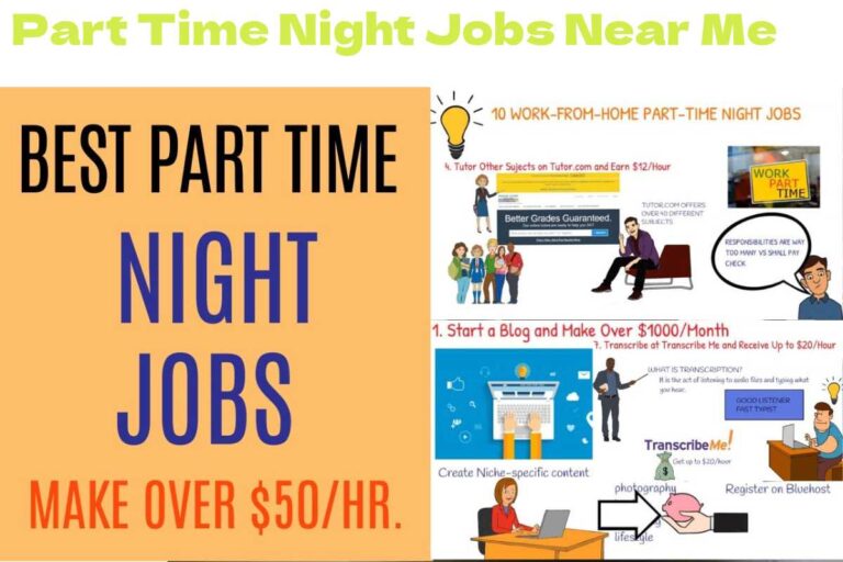 Part Time Night Jobs Near Me