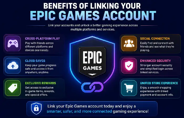 benefits of linking epic games