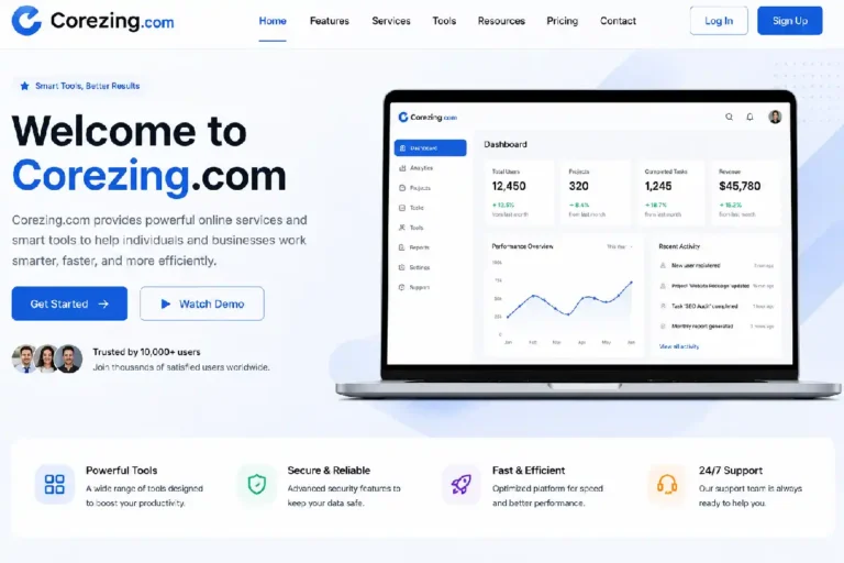 Corezing.com: Smart Digital Solutions and Online Services in 2026