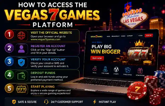 how to access the vegas7games.com