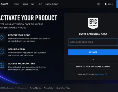https //www.epic games.com/activate