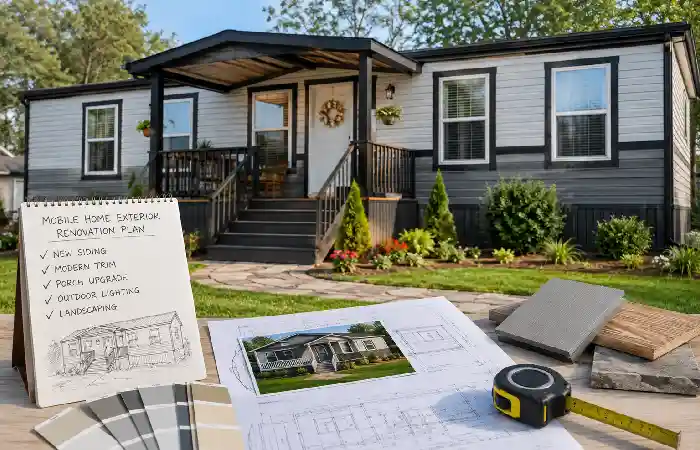 planning a mobile home exterior renovation