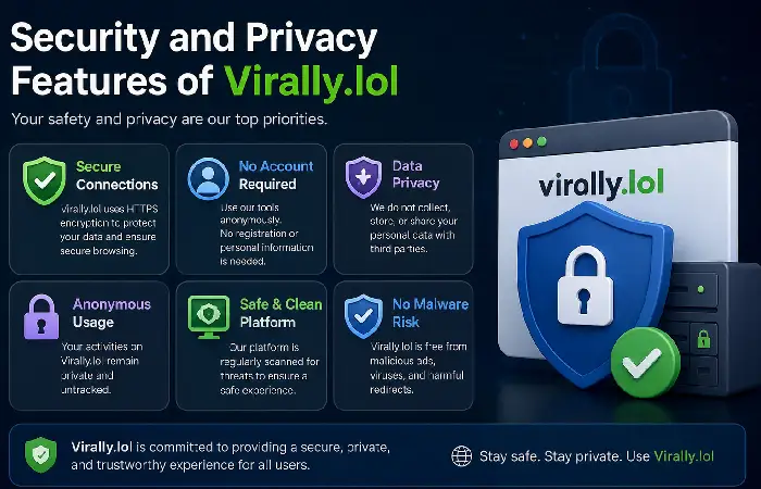 secutrity and privacy of virally.lol