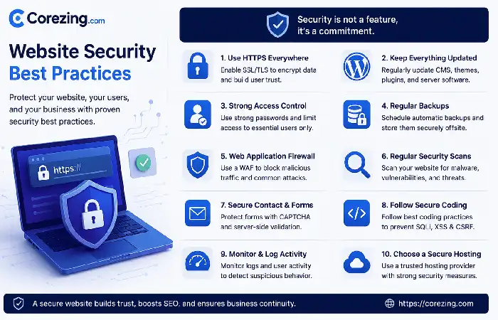 website security best of corezing com