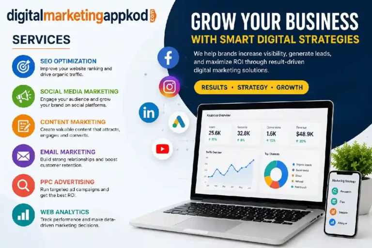 DigitalMarketingAppKod .com Services: A Guide to Digital Marketing Solutions