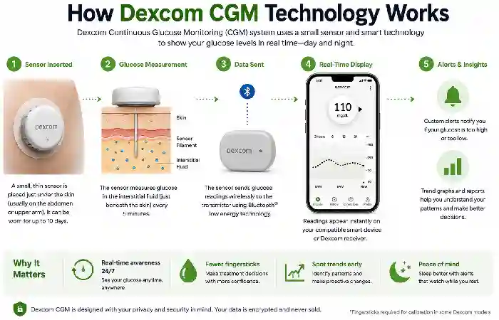 how dexcom cgm technology works