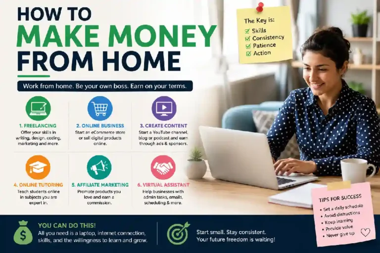 How to Make Money at Home: Real Money Earning Opportunities Online