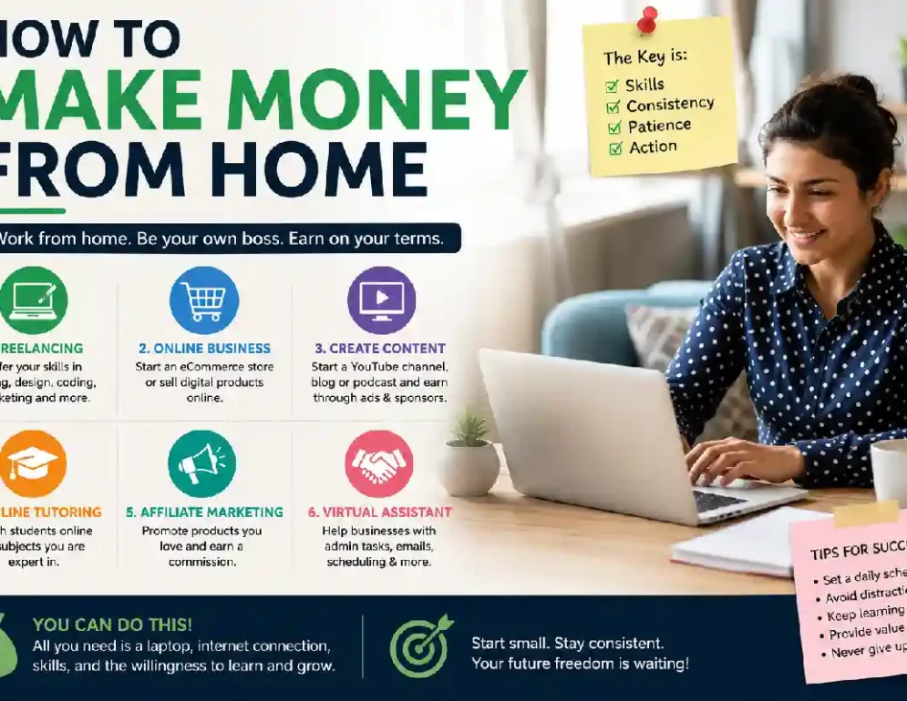how to make money from home