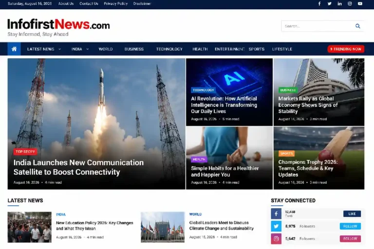 InfoFirstNews. com: News, Information, Business and Lifestyle Updates
