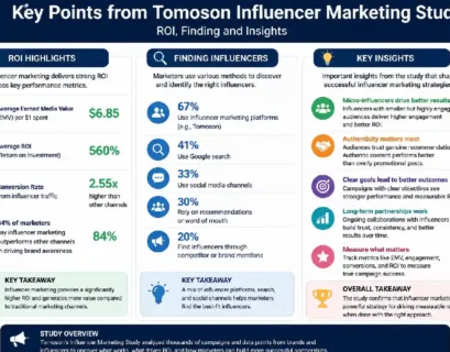 key points tomoson influencer marketing study