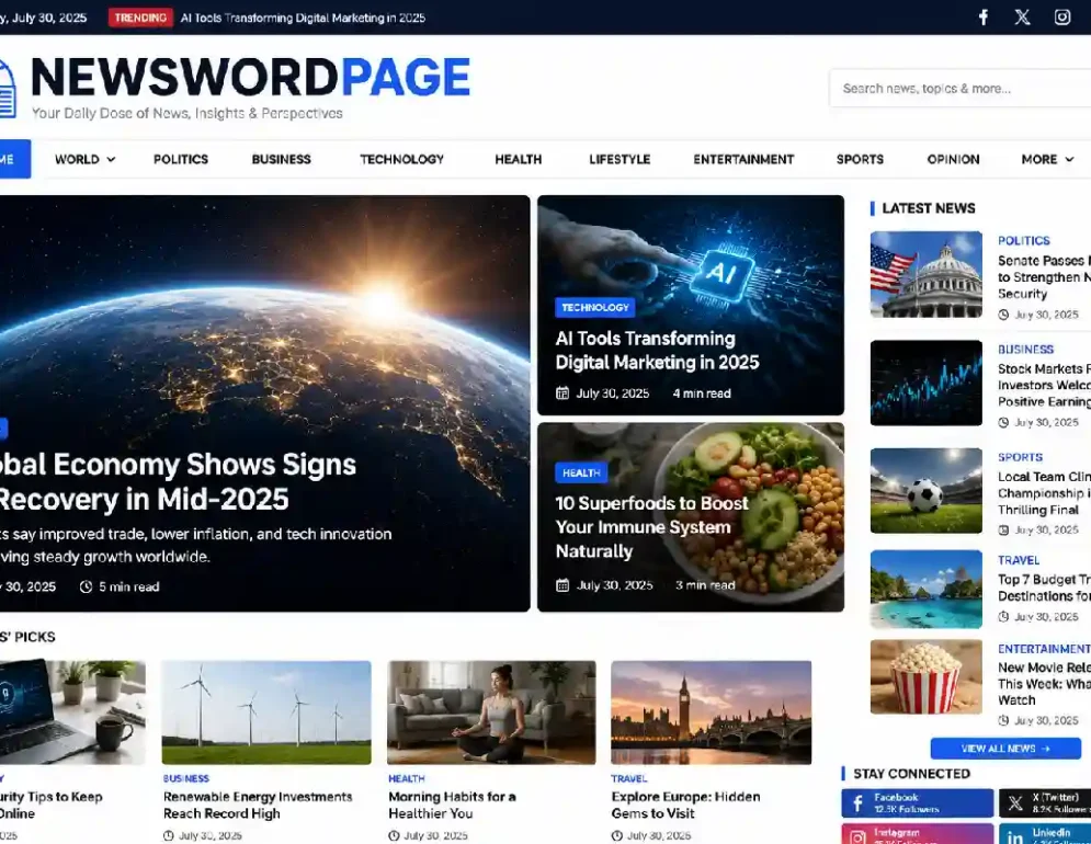 newswordpage com