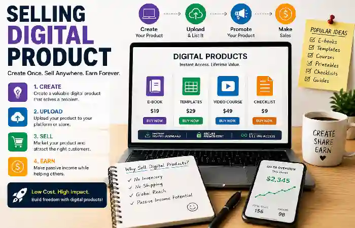 selling digital product