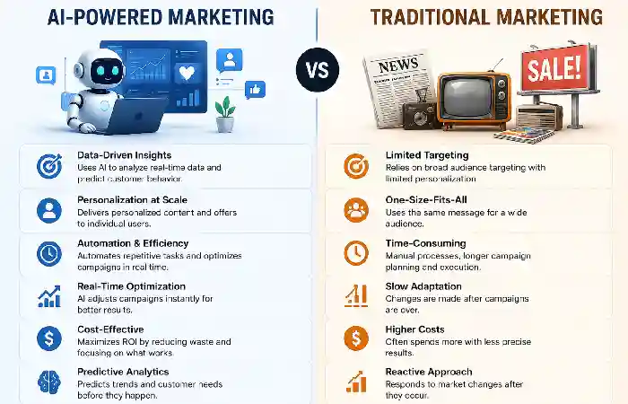 ai-powered marketing vs traditional marketing