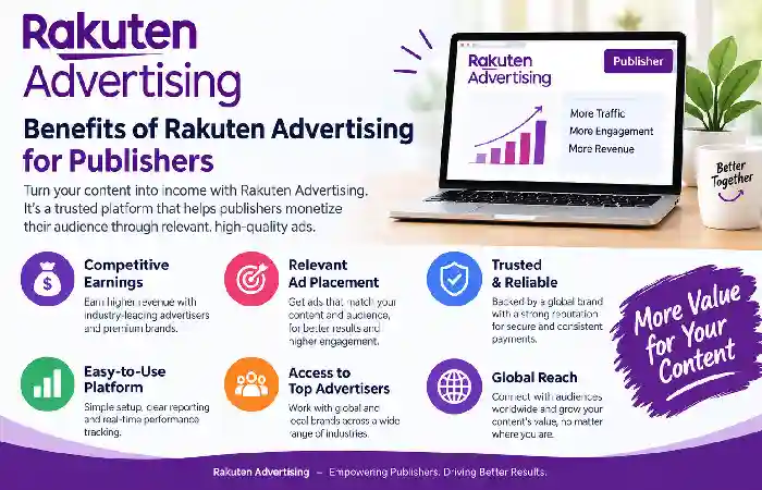 benefits of rakuten advertising for publisher