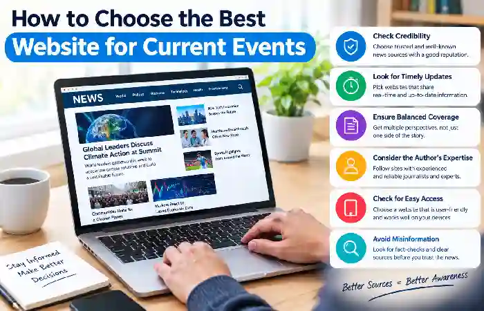 how to choose best website current event