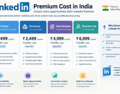 linkedin premium cost india