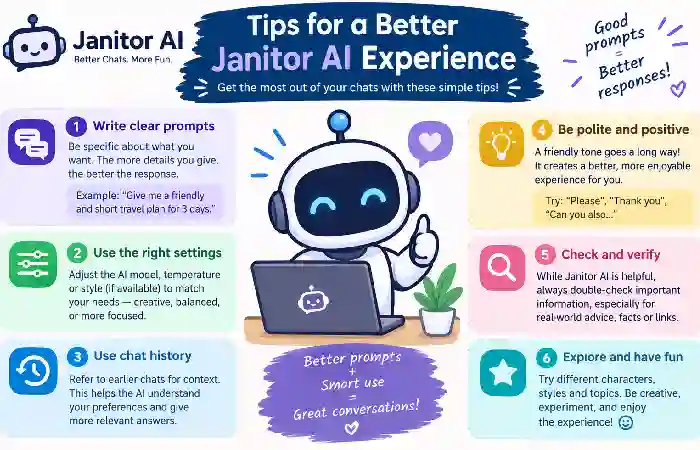 tips foe better janitor ai